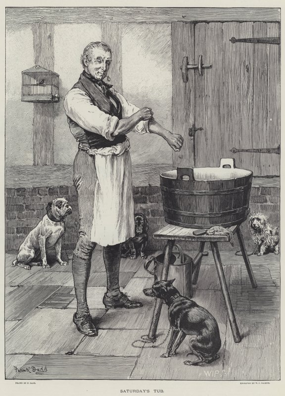 Grawerowanie w wannie w soboty autorstwa Frank Dadd