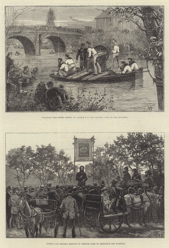Morderstwa w Phoenix Park autorstwa Frank Dadd