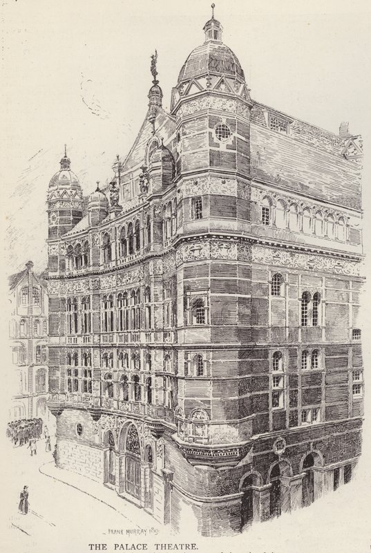 Palace Theatre, Londyn (lito) autorstwa Frank Murray
