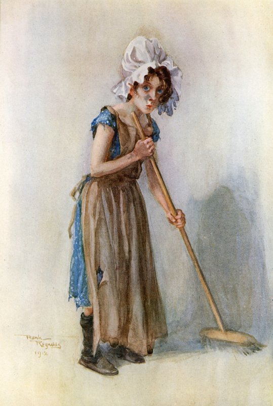 The Marchioness (kolorowa litografia) autorstwa Frank Reynolds