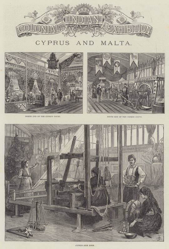 Wystawa kolonialna i indyjska, Cypr i Malta autorstwa Frank Watkins