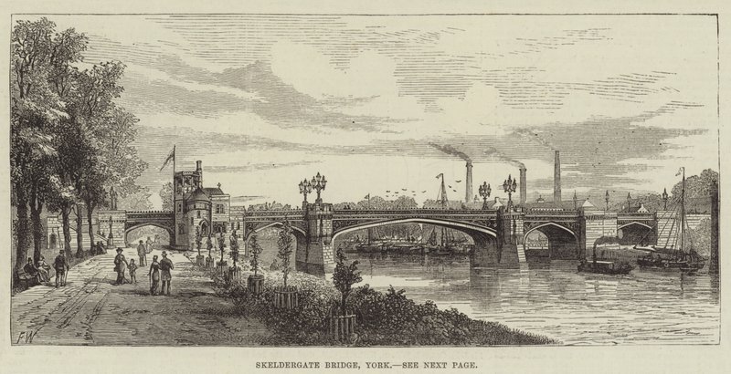 Most Skeldergate, York autorstwa Frank Watkins