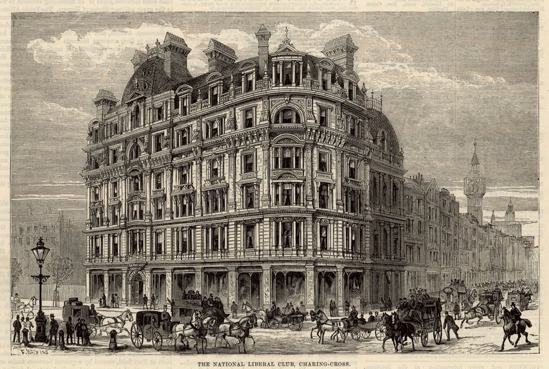 National Liberal Club, Charing Cross, Londyn autorstwa Frank Watkins
