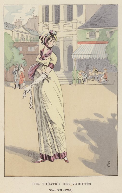 Theatre des Varietes, rok VII, 1799 autorstwa François Courboin