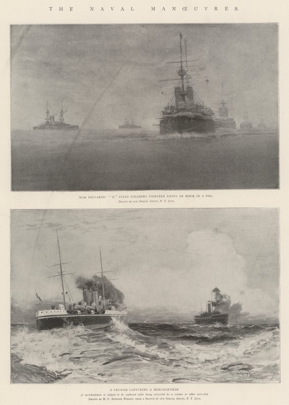 Manewry morskie autorstwa Fred T. Jane