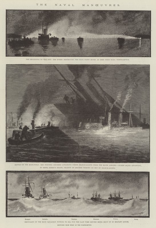 Manewry Marynarki Wojennej autorstwa Fred T. Jane