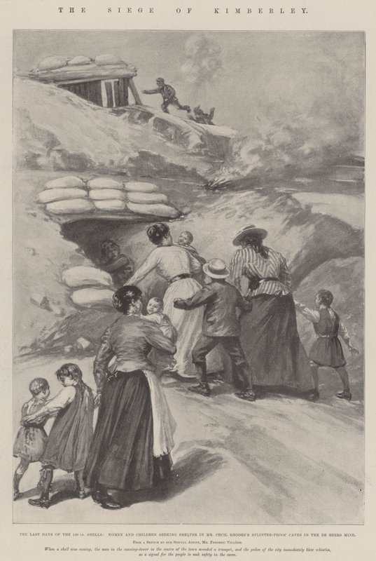 Oblężenie Kimberley autorstwa Frederic Villiers