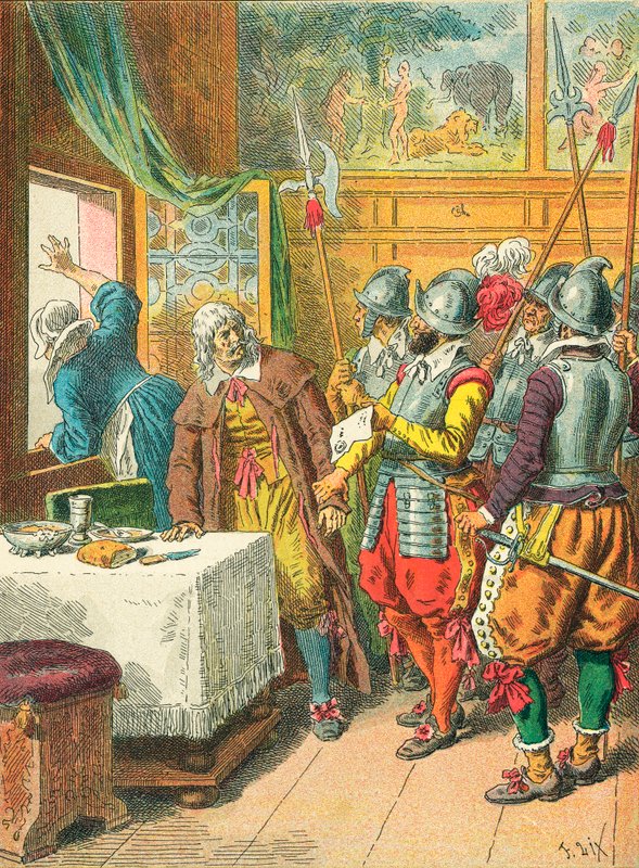 Aresztowanie w Brukseli autorstwa Frederic Theodore Lix