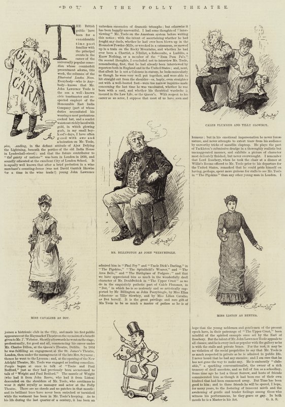 Dot, w Teatrze Ludowym autorstwa Frederick Barnard