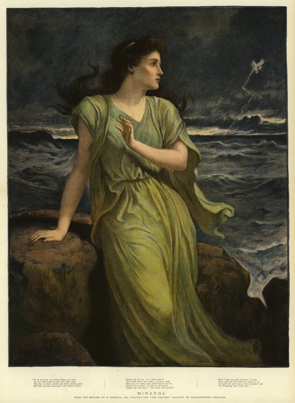 Miranda autorstwa Frederick Goodall