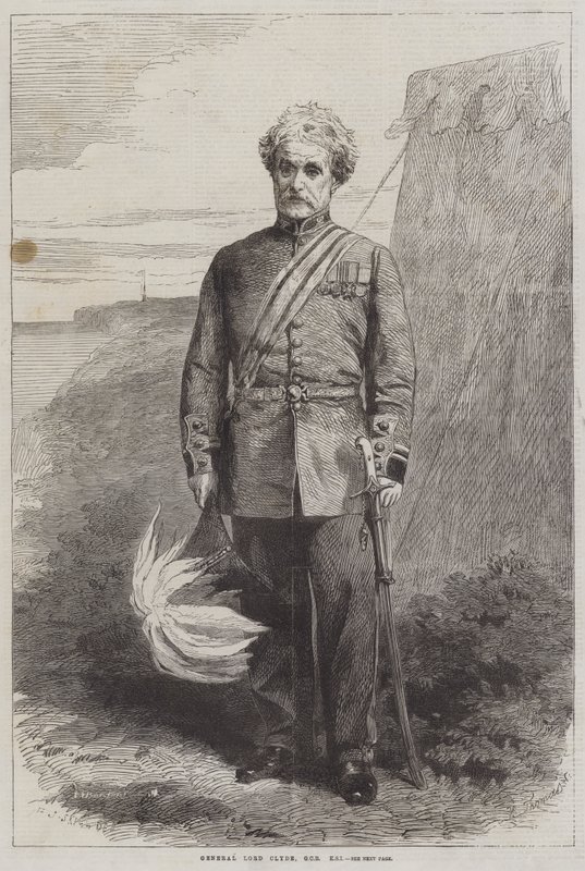 Generał Lord Clyde, GCB, KSI autorstwa Frederick John Skill