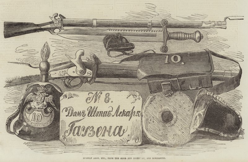 Russian Arms itp. z Alma i Inkerman oraz Bomarsund autorstwa Frederick John Skill