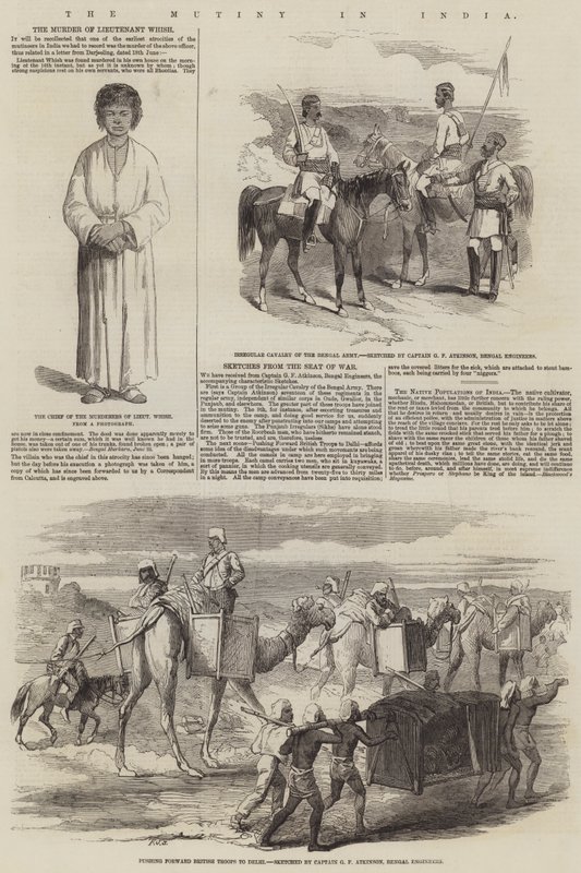 Bunt w Indiach autorstwa Frederick John Skill