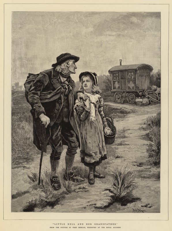 Mała Nell i jej dziadek autorstwa Frederick Morgan