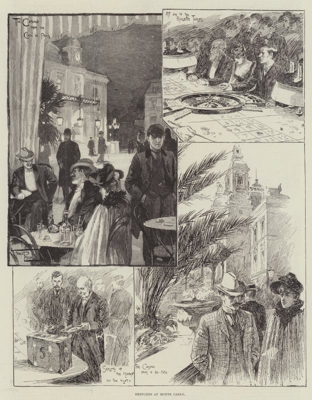 Szkice w Monte Carlo autorstwa Frederick Pegram