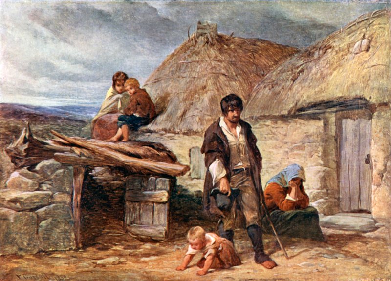 Um polonês de despejo irlandês autorstwa Frederick (after) Goodall