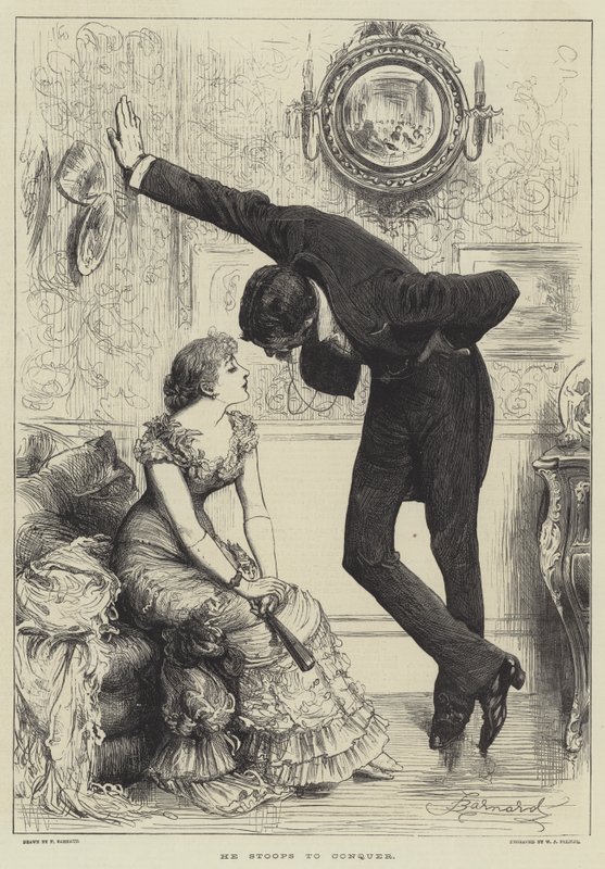 Pochyla się, by podbić autorstwa Frederick Barnard