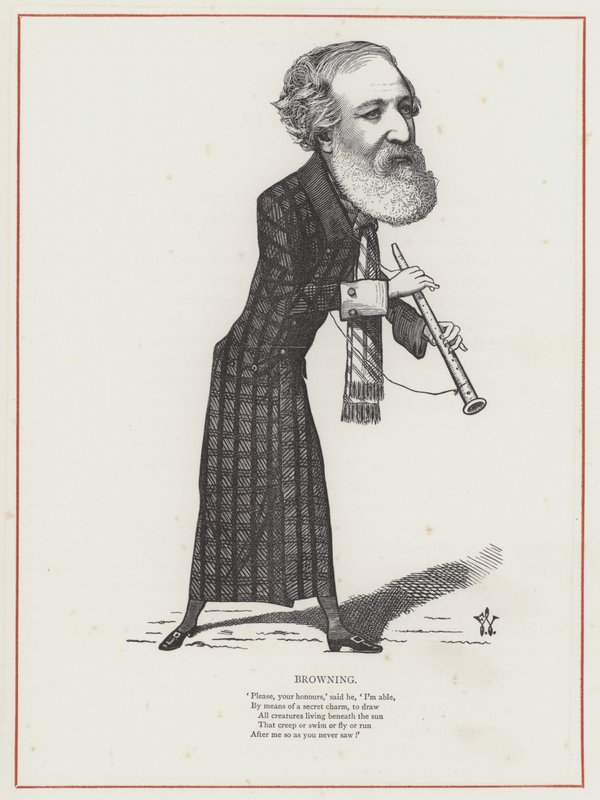 Robert Browning autorstwa Frederick Waddy