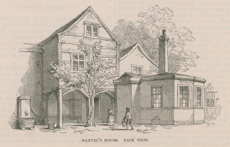Dom Andrew Marvela, Highgate autorstwa Frederick William Fairholt