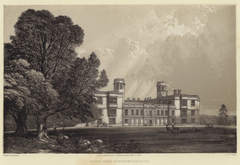Zamek Ashby, Northamptonshire autorstwa Frederick William Hulme