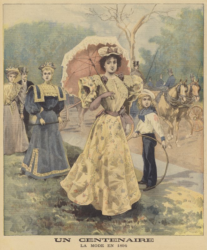 Stulecie: moda w 1894 r. autorstwa French School
