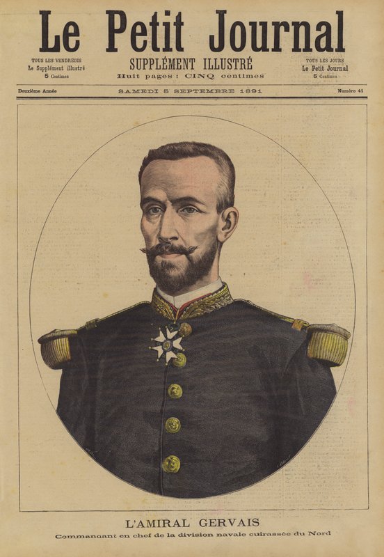 Admirał Gervais autorstwa French School