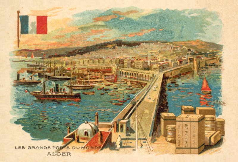 Algier (chromolitho) autorstwa French School