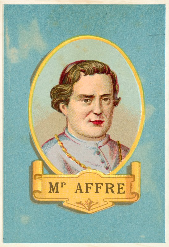 Denis Auguste Affre, francuski arcybiskup zabity podczas rewolucji 1848 r. autorstwa French School