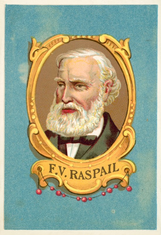 Francois-Vincent Raspail , francuski lekarz (chromolitho) autorstwa French School