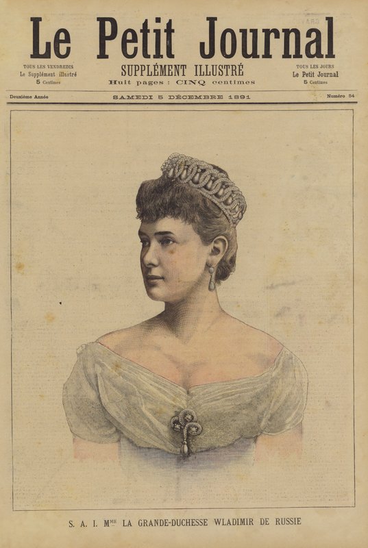 Wielka Księżna Władimir Rosji autorstwa French School