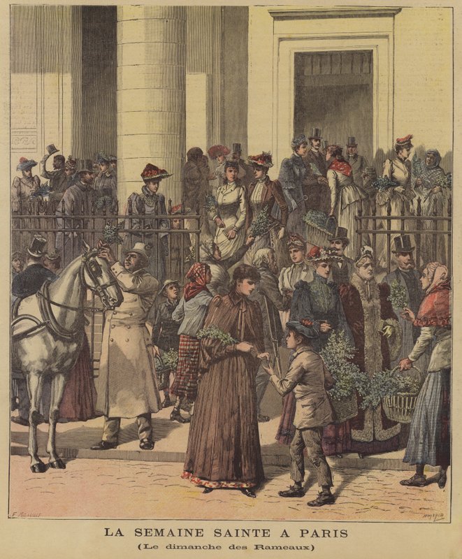 Wielki Tydzień w Paryżu autorstwa French School