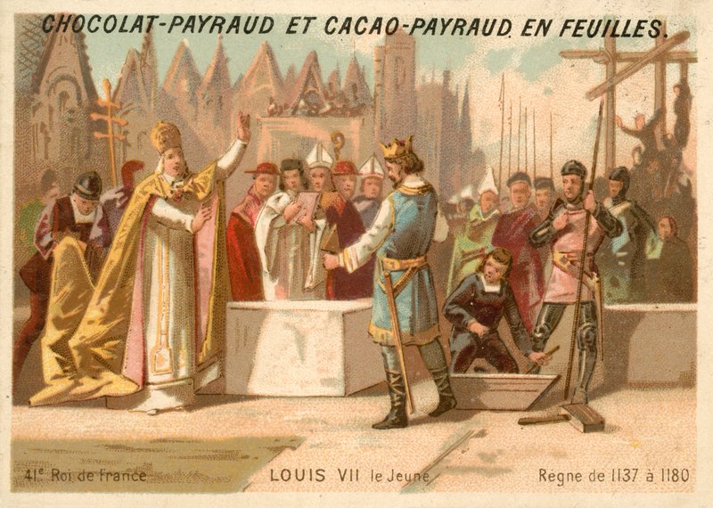 Ludwik VII Francji autorstwa French School