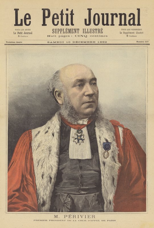Samuel Perivier, pierwszy prezes Sądu Apelacyjnego w Paryżu autorstwa French School