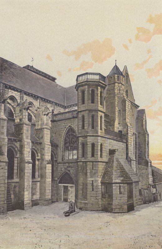 Aigueperse, Eglise, Fasada S autorstwa French Photographer