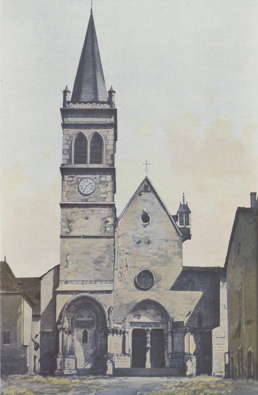 Ambronay, Eglise, Fasada O autorstwa French Photographer