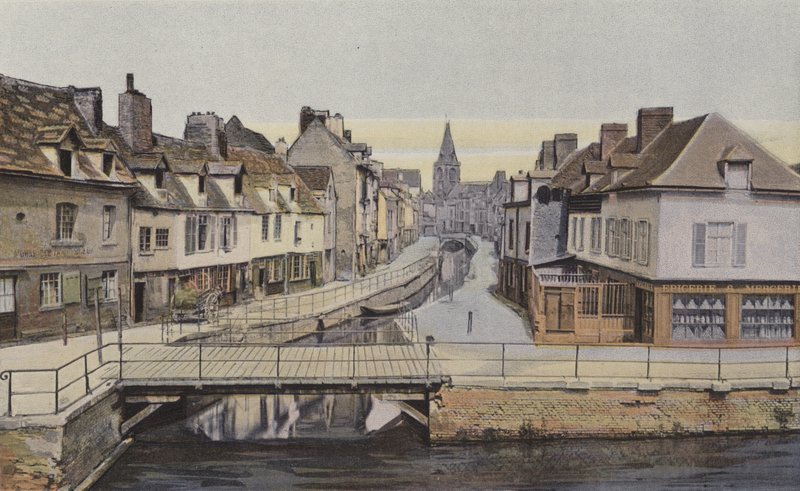 Amiens, Rue des Majots (stare Amiens) autorstwa French Photographer