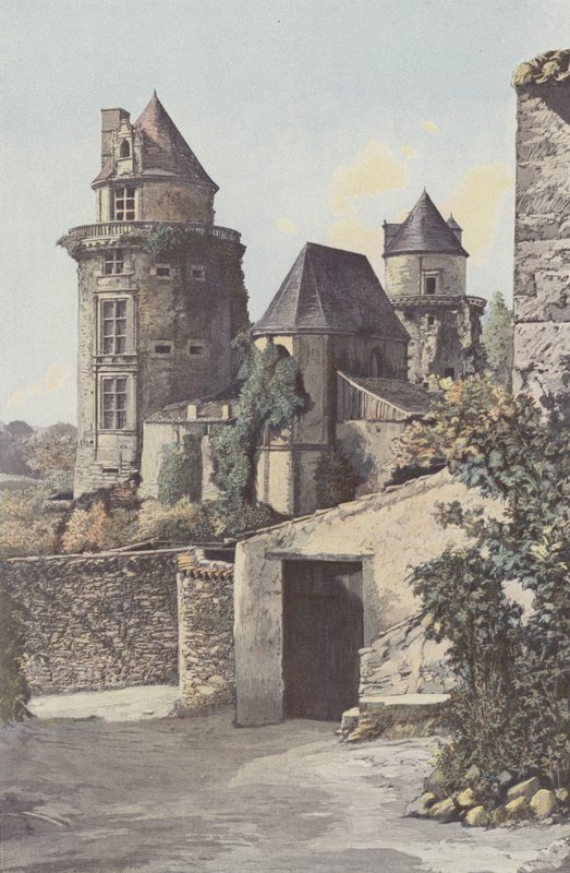 Apremont, zamek, wieża narożna i kaplica autorstwa French Photographer