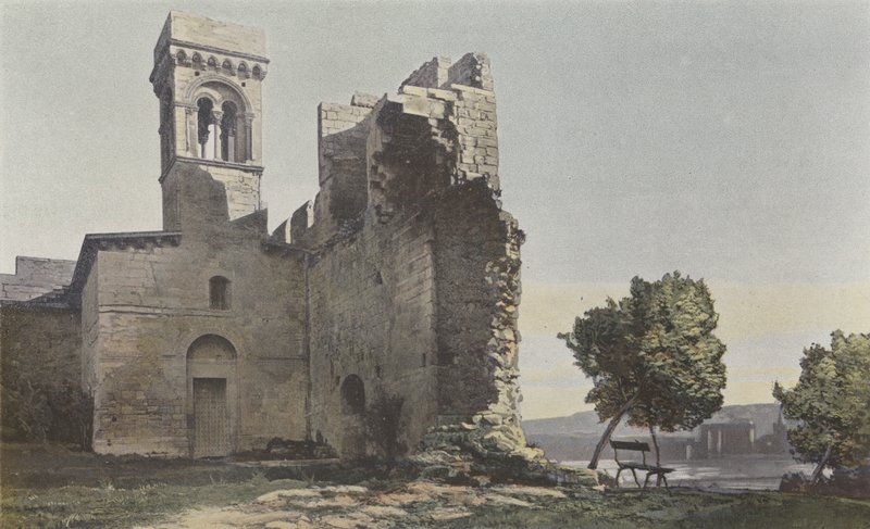 Beaucaire, kaplica zamku (kaplica św. Ludwika) autorstwa French Photographer