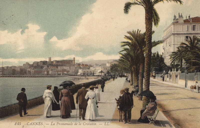 Cannes, Promenada De La Croisette autorstwa French Photographer