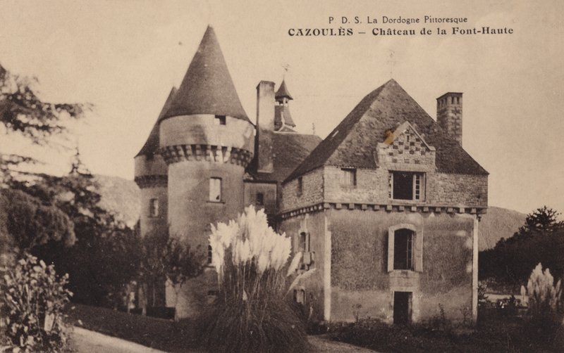 Cazoules, Château De La Fonte-Haute autorstwa French Photographer