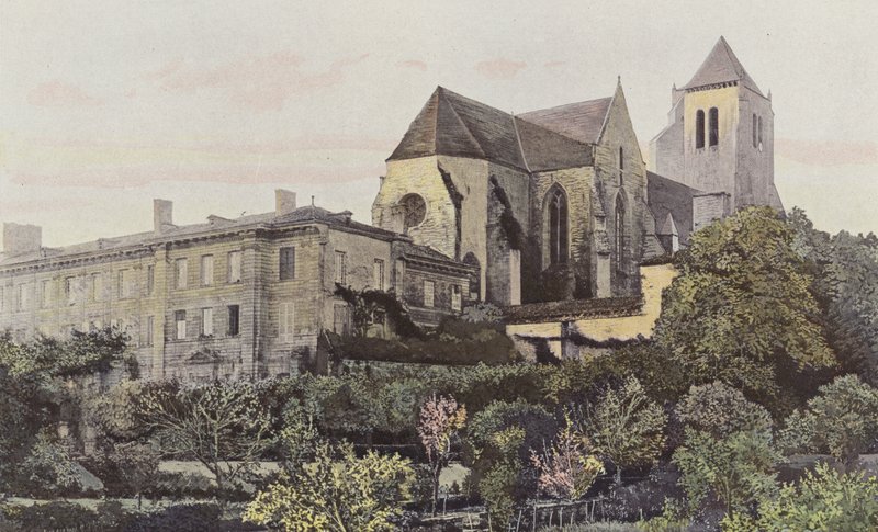 Celles-sur-Belle, kościół i dawny klasztor, Ensemble N autorstwa French Photographer