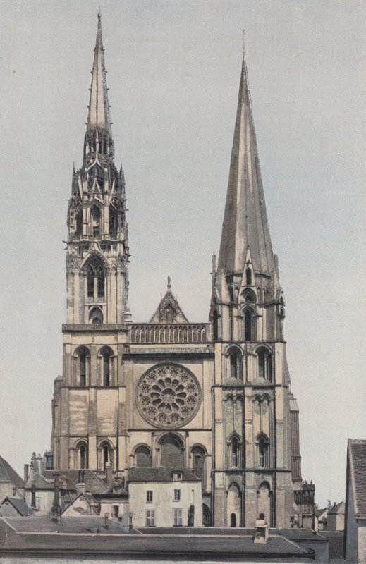 Chartres, Katedra Notre-Dame, Fasada O autorstwa French Photographer