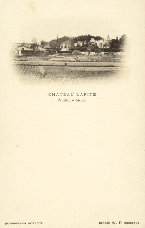 Chateau Lafite, Pauillac, Medoc autorstwa French Photographer