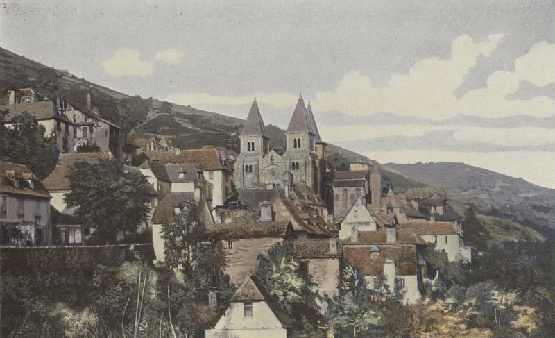 Conques, Widok ogólny autorstwa French Photographer