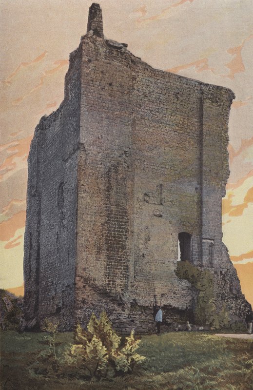 Domfront, Dungeon, widok zewnętrzny autorstwa French Photographer