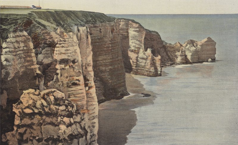 Etretat, klify Porte damont autorstwa French Photographer