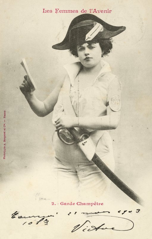 Garde Champetre, Kobieta Przyszłości autorstwa French Photographer