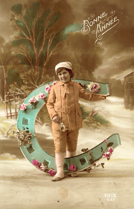 Dziewczyna z dużą podkową autorstwa French Photographer