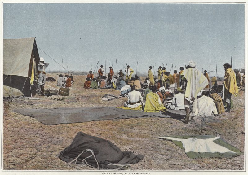 Na pustyni, poza Harar autorstwa French Photographer