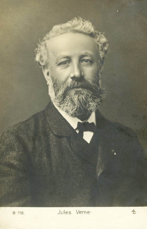Juliusz Verne (zdjęcie czarno-białe) autorstwa French Photographer